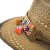 Straw Hat - Gårda Cassis Western Hat (brown)