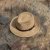 Straw Hat - Gårda Funchal Raffia Fedora (light natural/dark brown)