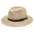 Straw Hat - Gårda Funchal Raffia Fedora (light natural/dark brown)