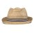Straw Hat - Gårda Marzagan Raffia Trilby (natural/blue)