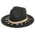 Straw Hat - Gårda Nerja Fedora (black)