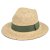 Straw Hat - Gårda Positano Fedora (nature/dark green)