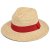 Straw Hat - Gårda Positano Fedora (nature/red)