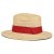 Straw Hat - Gårda Positano Fedora (nature/red)