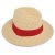 Straw Hat - Gårda Positano Fedora (nature/red)