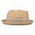 Straw Hat - Gårda Serreta Raffia Trilby (light natural/light grey)