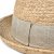 Straw Hat - Gårda Serreta Raffia Trilby (light natural/light grey)
