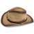 Straw Hat - Gårda Taranto Western Hat (khaki)