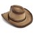 Straw Hat - Gårda Taranto Western Hat (khaki)