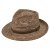 Straw Hat - Gårda Tenerife Raffia Fedora (natural/brown)
