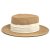 Straw Hat - Gårda Valletta Boater (khaki)