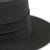 Straw Hat - Gårda Valletta Boater (black)
