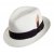 Hats - Toyo Braided Trilby (white)
