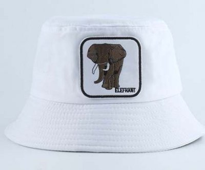 Hats - Gårda Elephant Bucket Hat (white)