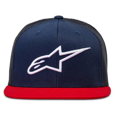Caps - Alpinestars Corp Trucker Cap (bluered)