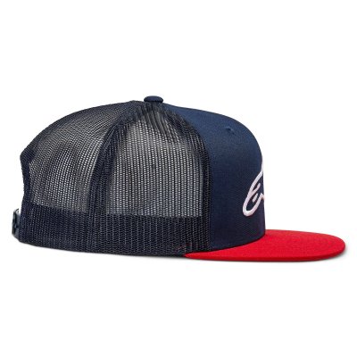 Caps - Alpinestars Corp Trucker Cap (bluered)