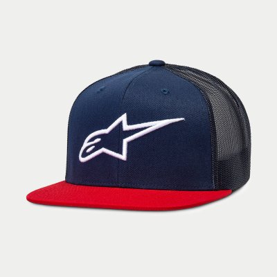 Caps - Alpinestars Corp Trucker Cap (bluered)