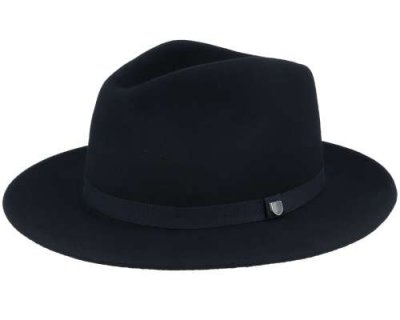 Hats - Brixton Messer Packable Fedora (black)