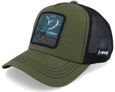 Cap - Capslab Fantastic Beasts Forest Trucker (dark green/black)