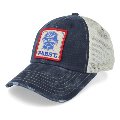 Cap - American Needle PABST Orville Trucker (blue/off-white)