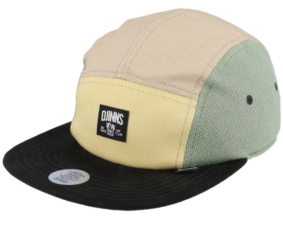 Cap - Djinns 5 Panel Flat Cap Fab Mix (multi)