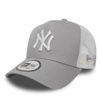 Cap - New Era New York Yankees 9FORTY Trucker (grey/white)