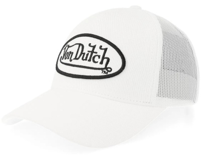Cap - Von Dutch Oval Patch Trucker (white)