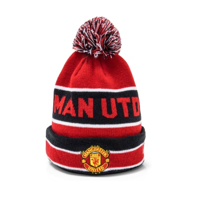 Beanies - New Era Manchester United Tassel Beanie (red)