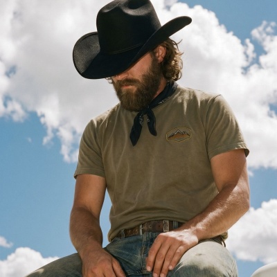 Hats - Gårda Dubois Wool Felt Cowboy (black)
