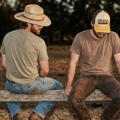 Cap - Black River Summit Trucker (beige/brown/yellow)