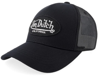 Cap - Von Dutch Oval Patch Trucker (black)