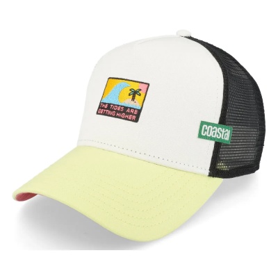 Cap - Coastal HFT HigherTides Trucker (white/yellow/black)