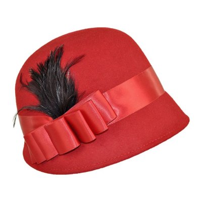 Hats - Chloe Cloche (red)