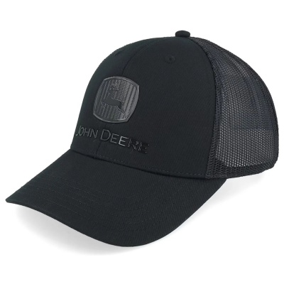Cap - John Deere JD TM Liquid Chrome Trucker (black)