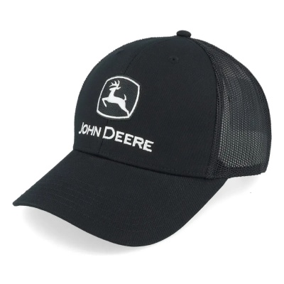 Cap - John Deere Current JD TM Embroidery Trucker (black)