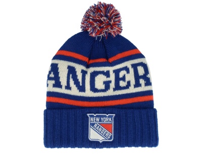 Beanies - American Needle New York Rangers Pillow Line Knit (blue/white/red)