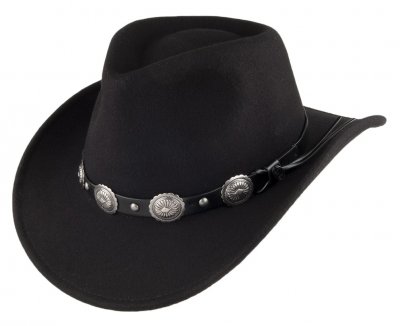 Hats - Jaxon Hats Tombstone Cowboy Hat (black)