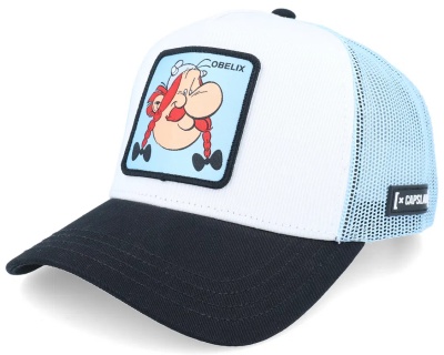 Cap - Capslab Obelix Trucker (white/light blue/black)