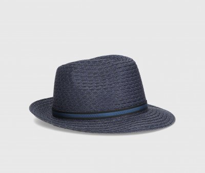 Hats - Borsalino Edward Treccia Canapa (bluel)