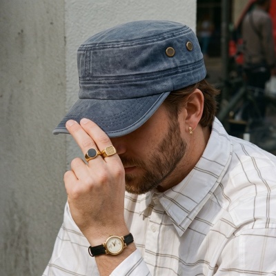 Flat cap - Gårda Viper Army Cap (blue)