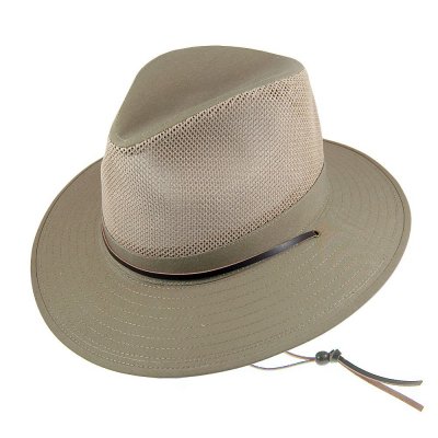 Hats - Vented Aussie Hat (khaki)
