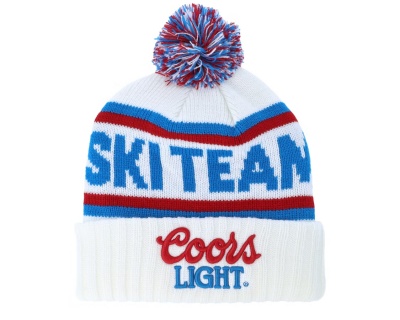 Beanies - American Needle Coors Light Pillow Line Knit (white)