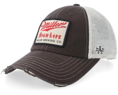 Cap - American Needle Miller High Life Trucker (dark grey/white)