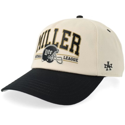 Cap - American Needle Miller Lite Football Roscoe Cap (off-white/black)
