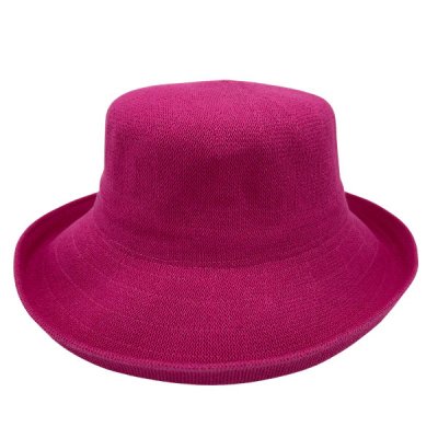 Hats - Jacaru Knitted Bucket Hat (fuchsia)