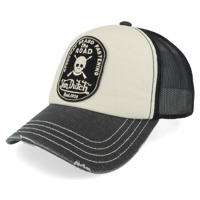 Cap - Von Dutch Speedway Brand Fastening Trucker (off-white/black)