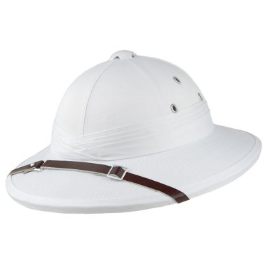 Hats - French Pith Helmet (white)