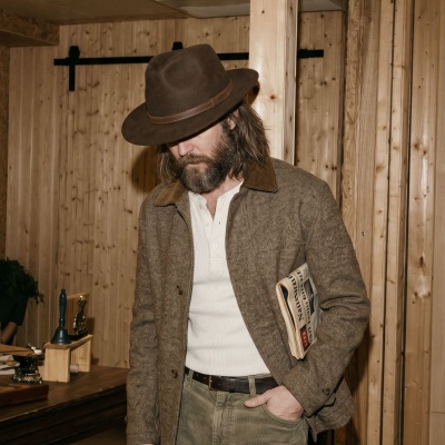 Hats - Gårda Tropea Fedora Wool Hat (brown)