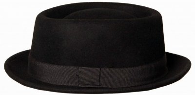 Hats - Gårda Asolo Pork Pie Wool Hat (black)