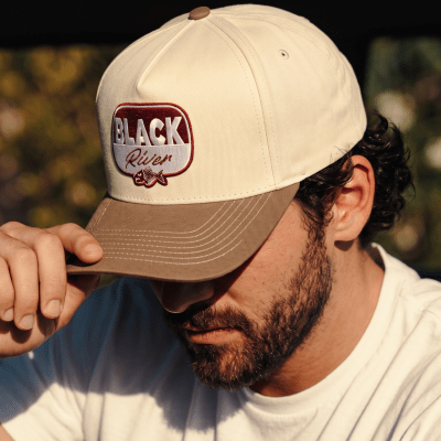 Cap - Black River Charleston Cotton Snapback (off-white/khaki)